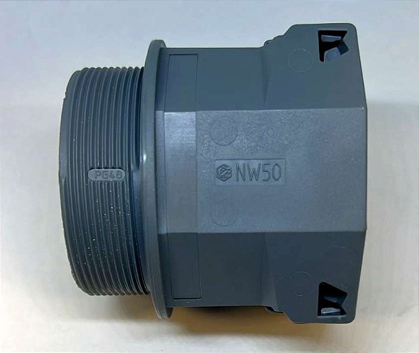 CONEXAO RAPIDA RETO SEM CONTRA PORCA CORRUGADO NW50 PRETA