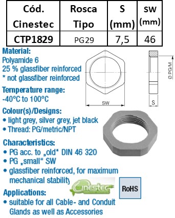CONTRAPORCA PA6 CINZA ESCURO PG 29