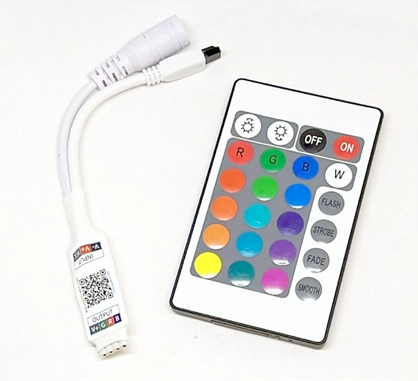 CONTROLE REMOTO P/ FITA RGB 5050 IOS / ANDROID - BLUETOOTH