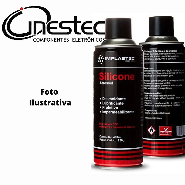 DESMOLDANTE / LUBRIFICANTE DE SILICONE - IMPLASTEC - 400ml