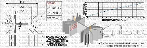 DISSIPADOR CPP602 / 20MM NATURAL