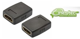EMENDA  ADAPTADOR  REPETIDOR HDMI FEMEA X HDMI FEMEA  GOLD