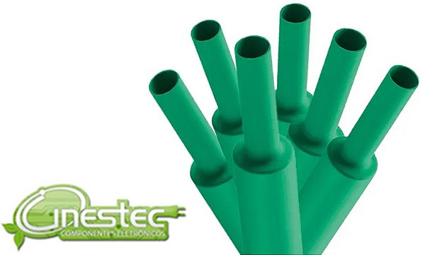 ESPAGUETE TERMORETRATIL 3 (1,5)MM VERDE O METRO