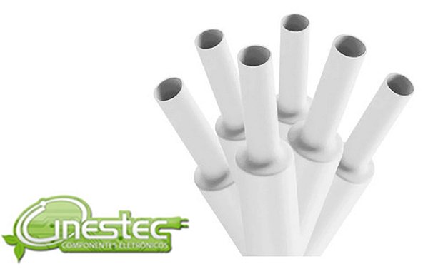 ESPAGUETE TERMORETRATIL 5 (2,5)MM BRANCO O METRO