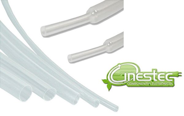 ESPAGUETE TERMORETRATIL 6 (3)MM TRANSPARENTE O METRO
