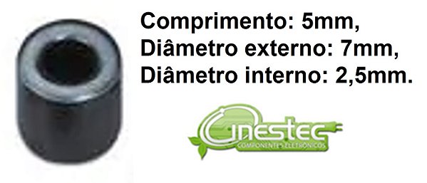 FERRITE CIRCULAR  10 PECAS