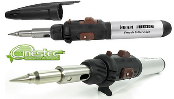 FERRO DE SOLDA A GAS HK-902 PROFISSIONAL