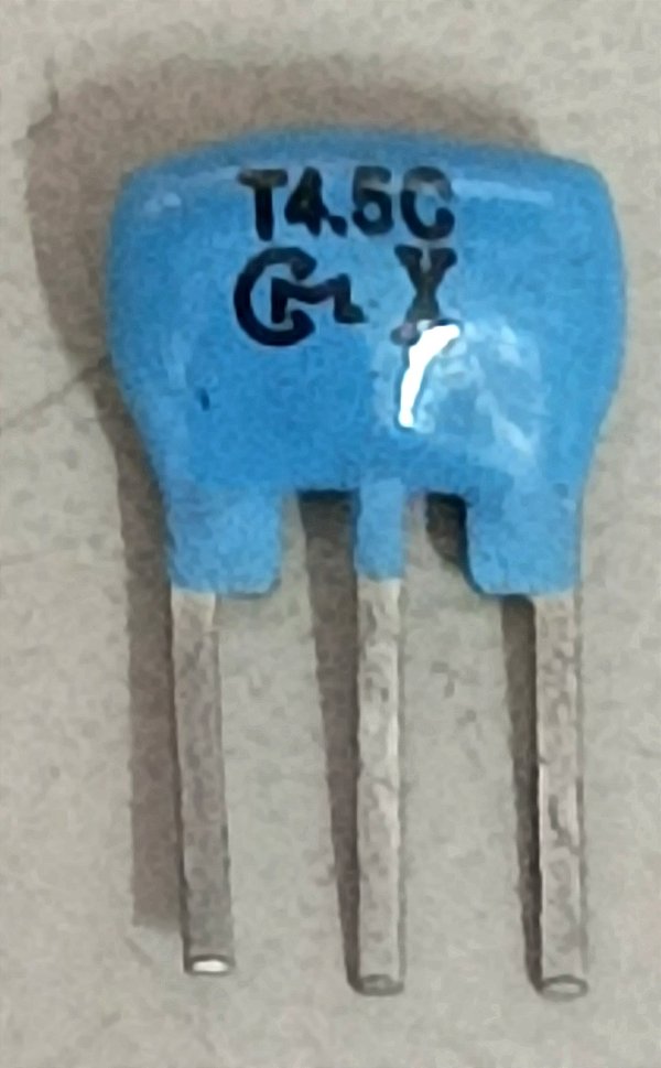 FILTRO RESSONADOR CERAMICO 3T 4,50MHZ