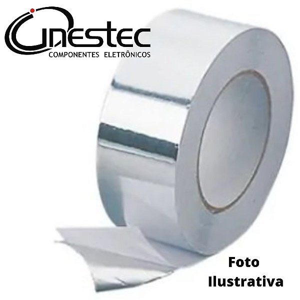 FITA ADESIVA DE ALUMINIO 50mm x 45m - HS-702-50