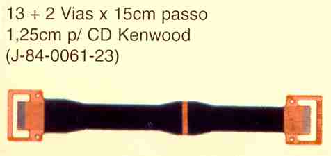 FLAT CABLE 13   2 VIAS / 15CM KENWOOD (POLIAMIDA)