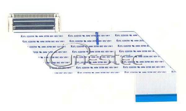 FLAT CABLE PARA TVS PLANA  30 VIAS DOBRADA