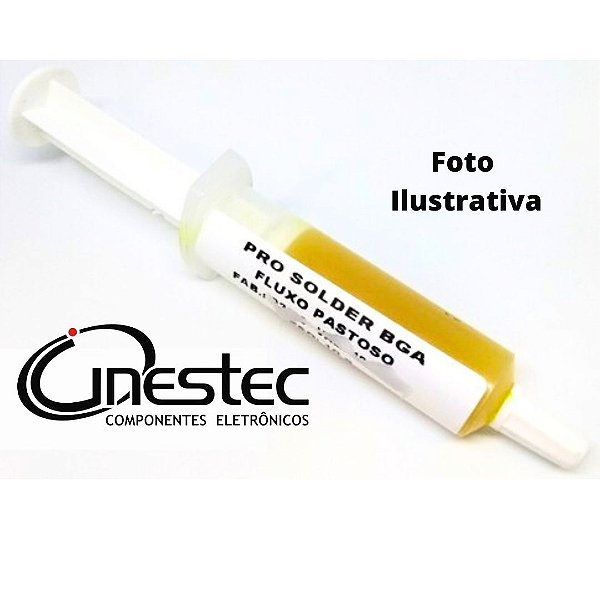FLUXO EM PASTA SERINGA 10g - PRO SOLDER