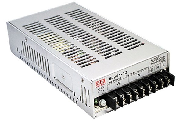 FONTE CHAVEADA METALICA DUPLA SAIDA  24V X 8,3A - 200W