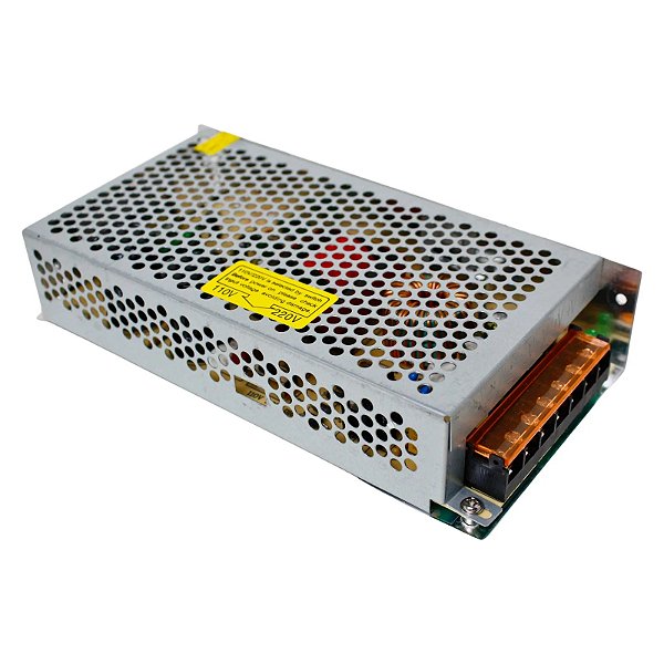 FONTE CHAVEADA METALICA DUPLA SAIDA 24V x 15A - 350W - OFERTA