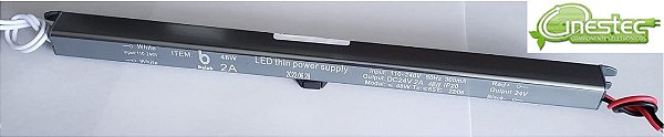 FONTE COMPACTA / SLIM  24V x 2A - 48W