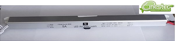 FONTE COMPACTA / SLIM 12V x 5A - 60W