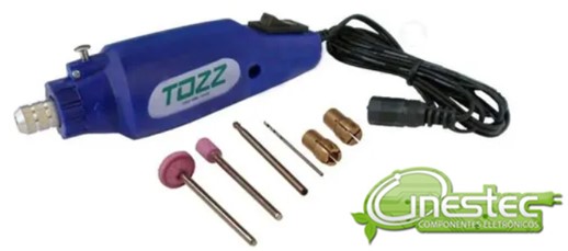 FURADEIRA COMPLETA - KIT BROCAS - SEM FONTE - TZF46