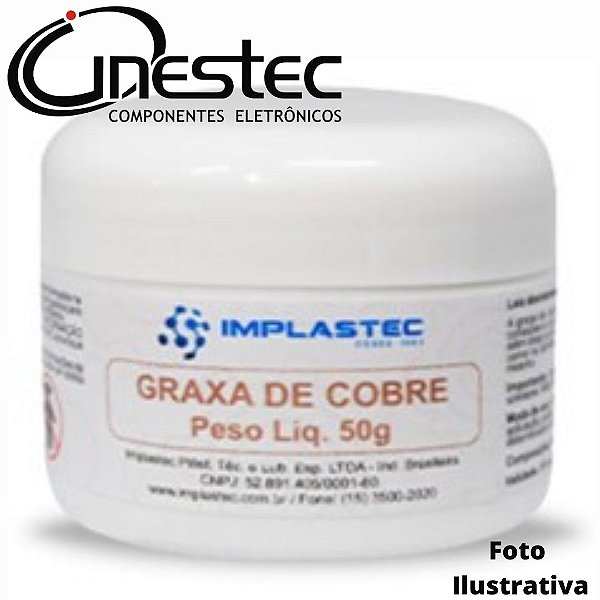 GRAXA DE COBRE - 50g - POTE IMPLASTEC