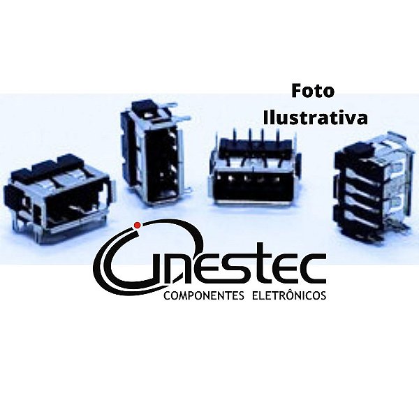 JACK CONECTOR USB A FEMEA - PCI 90°