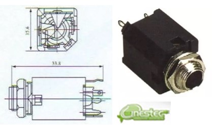JACK J10 ST ABERTO COM CAPA PLASTICA E ROSCA 3T - LS2042