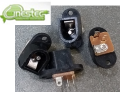 JACK J4 DC-016 PARA PAINEL - 2,1MM X 5,5MM