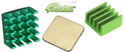 KIT COM 3 DISSIPADORES PARA RASPBERRY OU OUTROS