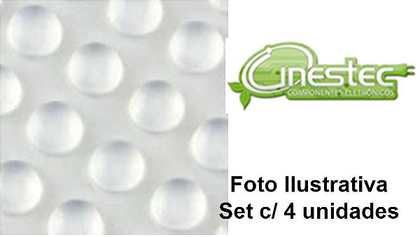 KIT COM 4 PADs DE SILICONE (Pezinhos de Equipamentos)