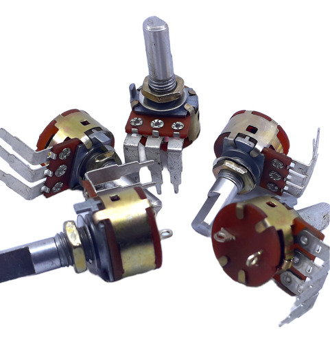 Kit De 5 Potenciômetros Rotativos 50kb L20/ci