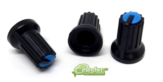 KNOB ROTATIVO - KA-481 - AZUL / PRETO