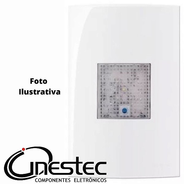 LANTERNA DE LUZ  DE EMERGENCIA CONJUNTO 4x2 - 3 LEDS - BIVOLT