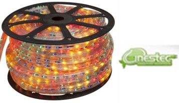MANGUEIRA DE LEDS MULTICOLORIDA PISCANTE O METRO - 127V OFERTA