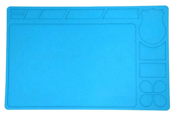 MANTA ANTIESTATICA SILICONE AZUL 330x210x3MM