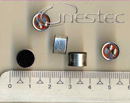 MICROFONE ELETRETO PARA 2 FIOS 6,7 X 9,7MM  58D8 / CM-18WB-SA