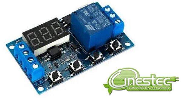 MODULO RELE TEMPORIZADO AJUSTAVEL COM DISPLAY  5V