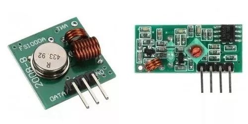 MODULO RF RECEPTOR  TRANSMISSOR 433 mhz  PARA ARDUINO PIC