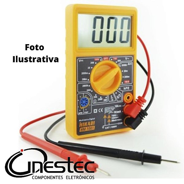 MULTIMETRO DIGITAL HM-1001 CAT I