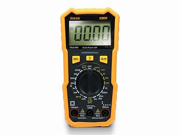 MULTIMETRO DIGITAL HM-1500 - 200M 10A CAT III 600V