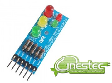 P21  SHIELD MODULO DE SEMAFORO LED 5mm