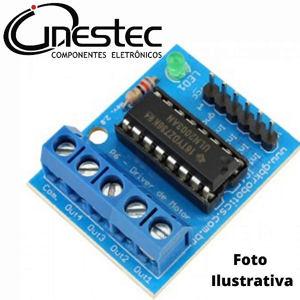 P6 SHIELD DRIVER CONTROLADORA MOTOR DE PASSO COM ULN2003