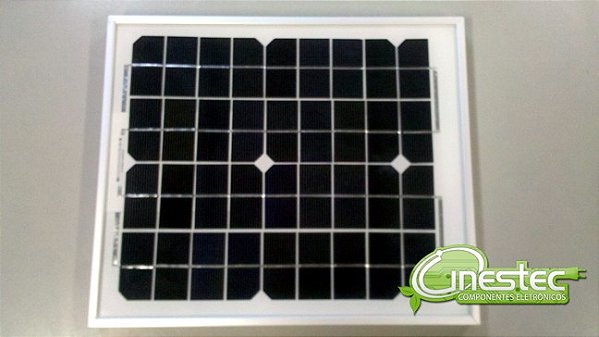 PAINEL SOLAR  CELULA FOTOVOLTAICA SG-010W  350X295X25M
