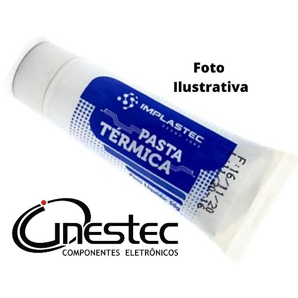 PASTA TERMICA 50g BISNAGA - IMPLASTEC