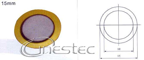 PASTILHA PIEZO ELETRICA  15mm  FT 15T