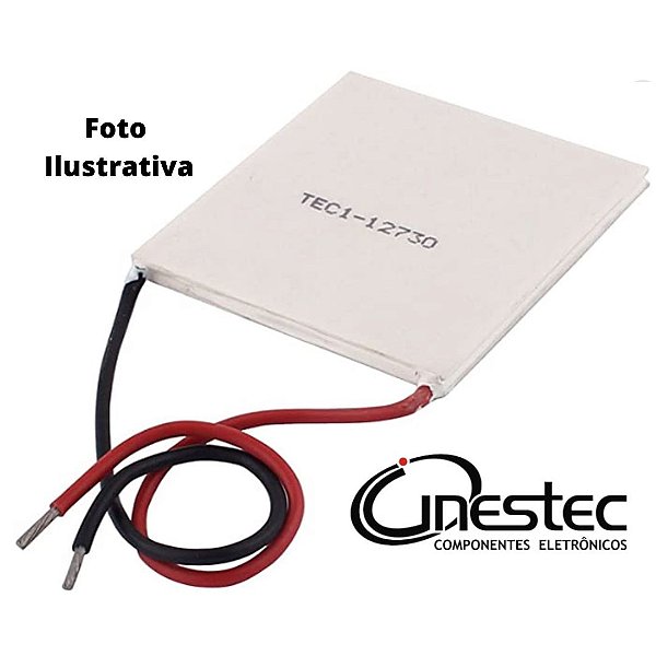 PASTILHA TERMOELETRICA PELTIER 12730 62x62x4mm - 15.2 / 320W