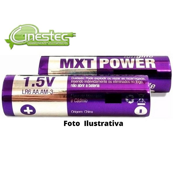 PILHA AA PEQUENA LR6 MXT ALCALINA CARTELA COM 2 PECAS