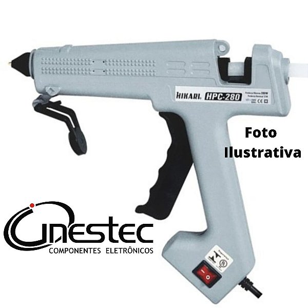 PISTOLA DE COLA INDUSTRIAL BIVOLT AUTOMATICO 32W - HPC-280