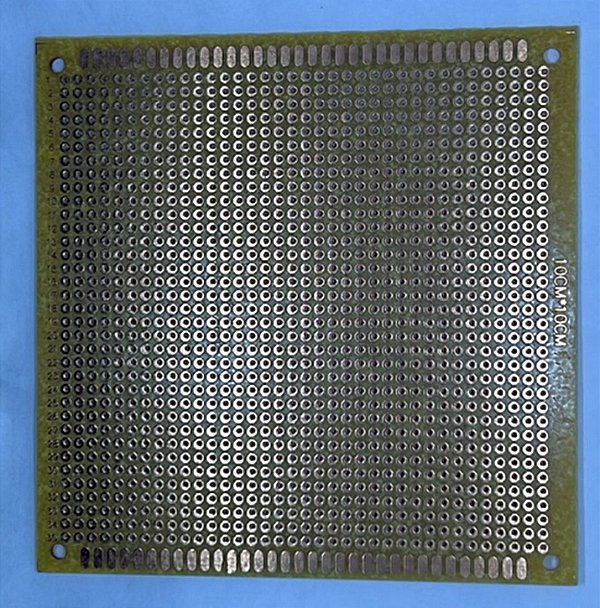 PLACA PADRAO ILHA DESLIGADA 10x10cm 1160 FUROS