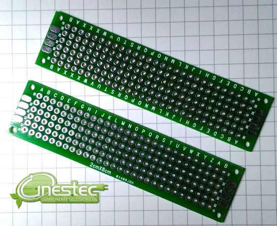 PLACA PADRAO ILHA DESLIGADA DUPLA FACE 02X08CM