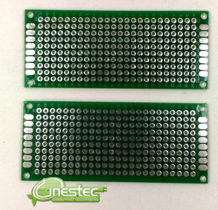 PLACA PADRAO ILHA DESLIGADA DUPLA FACE 3 x 7cm