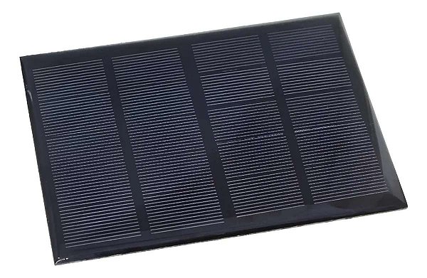 PLACA PAINEL SOLAR CELULA FOTOVOLTAICA 6V 320MA 140X104MM