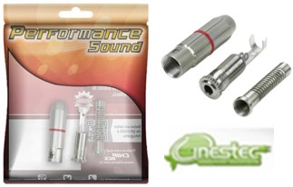 PLUG FEMEA P2M MECH METALICO GOLD - COM MOLA 6MM